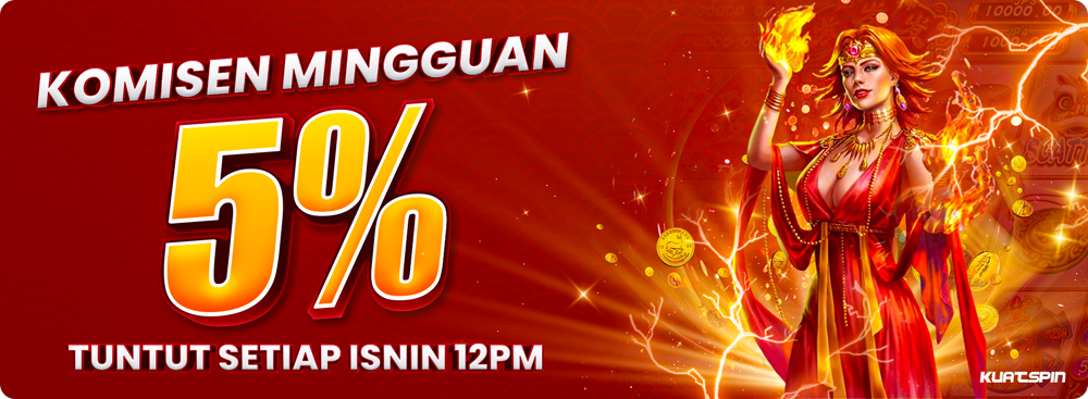 Komisen Mingguan 5%