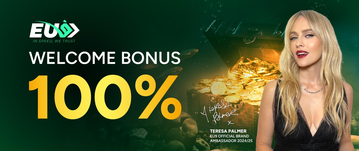 welcome bonus 100%