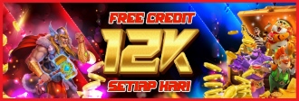 FREE KREDIT SETIAP HARI Rp.12.000